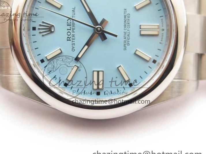 0520 GoodFit Oyster Perpetual 41mm 124300 BP Maker Best Edition Tiffany Blue Dial on SS Bracelet 2691